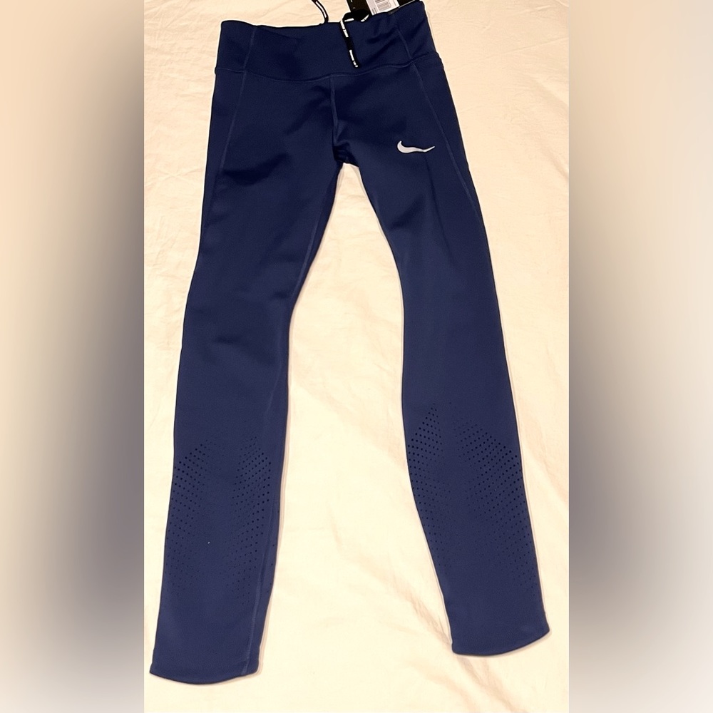 Nike Womens Epic Lux Running Compression Training Tights Blue CV8345 492